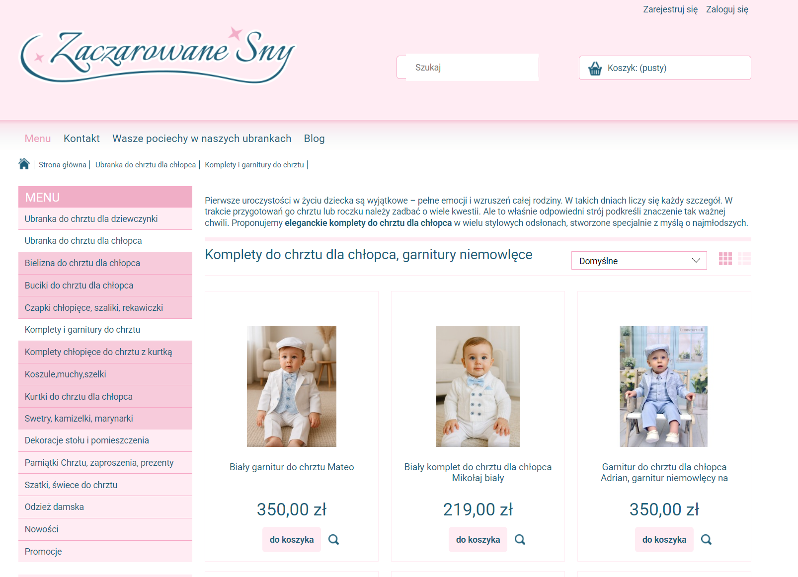 Komplet do chrztu dla chłopca - co powinien zawierać gotowy zestaw?