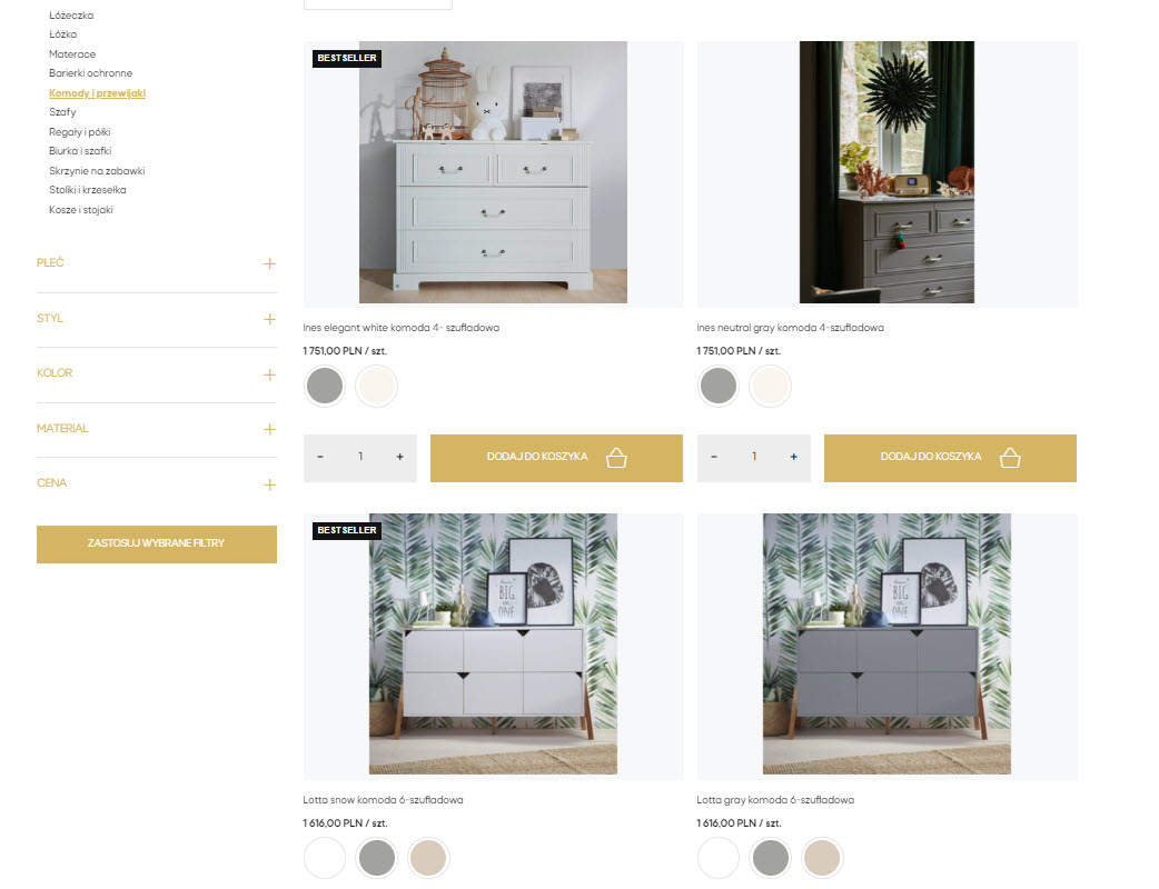 Komody pod przewijak - jak wybrać bezpieczny i funkcjonalny model?