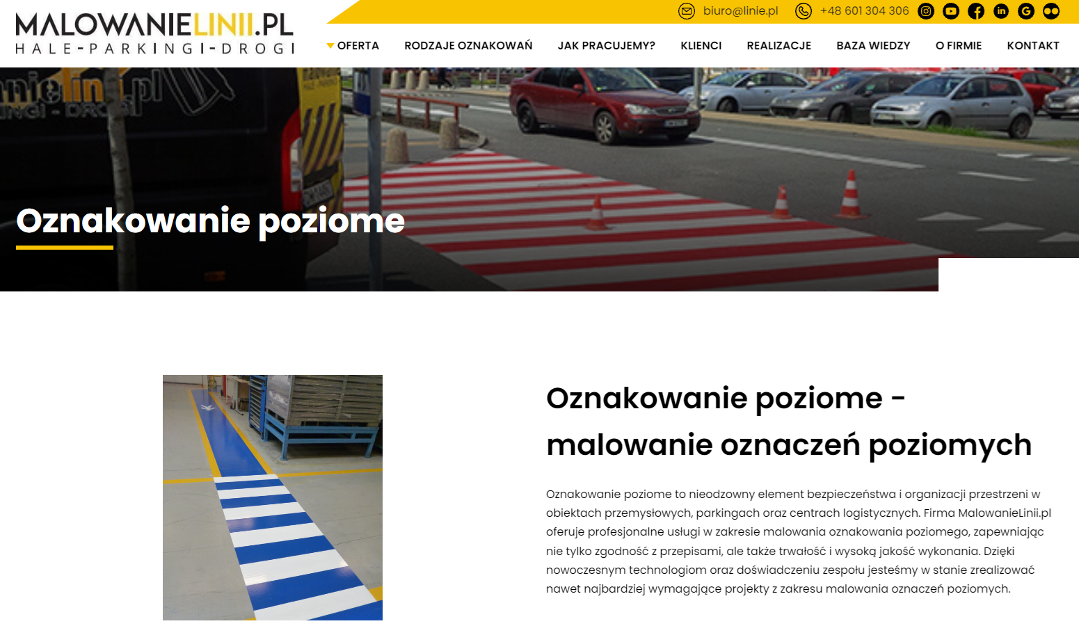 Czym różni się oznakowanie poziome cienkowarstwowe od grubowarstwowego?