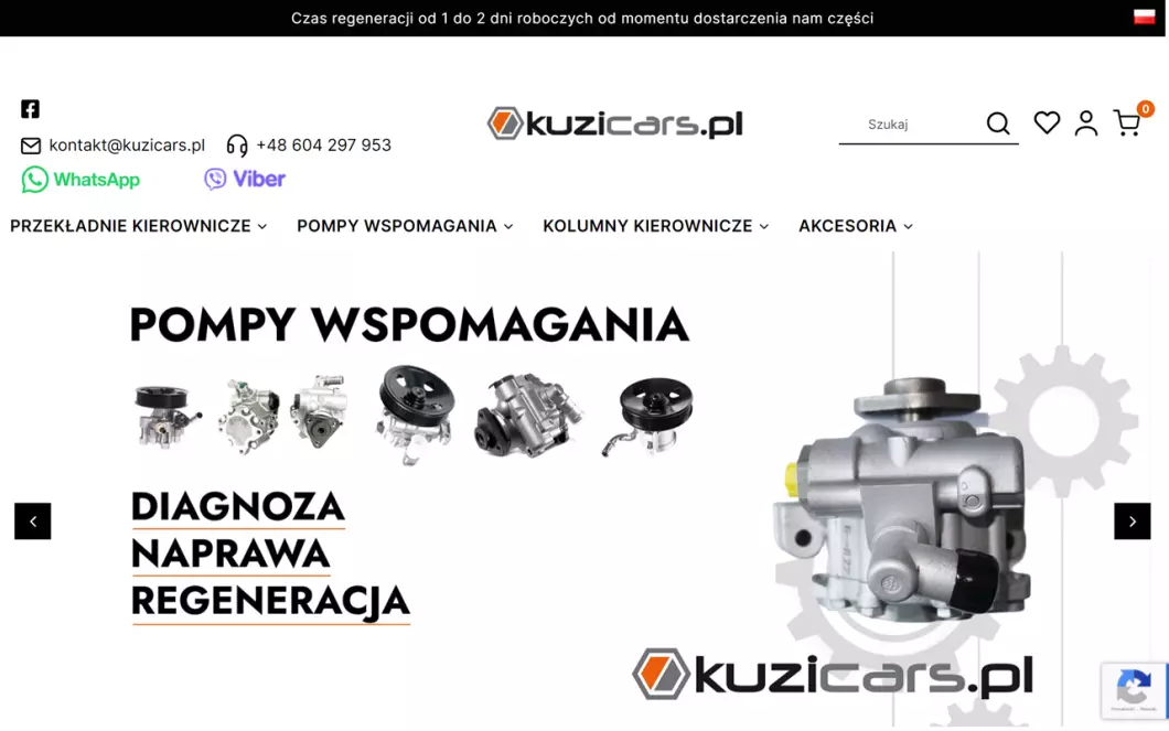 Kuzicars - części samochodowe - podgląd