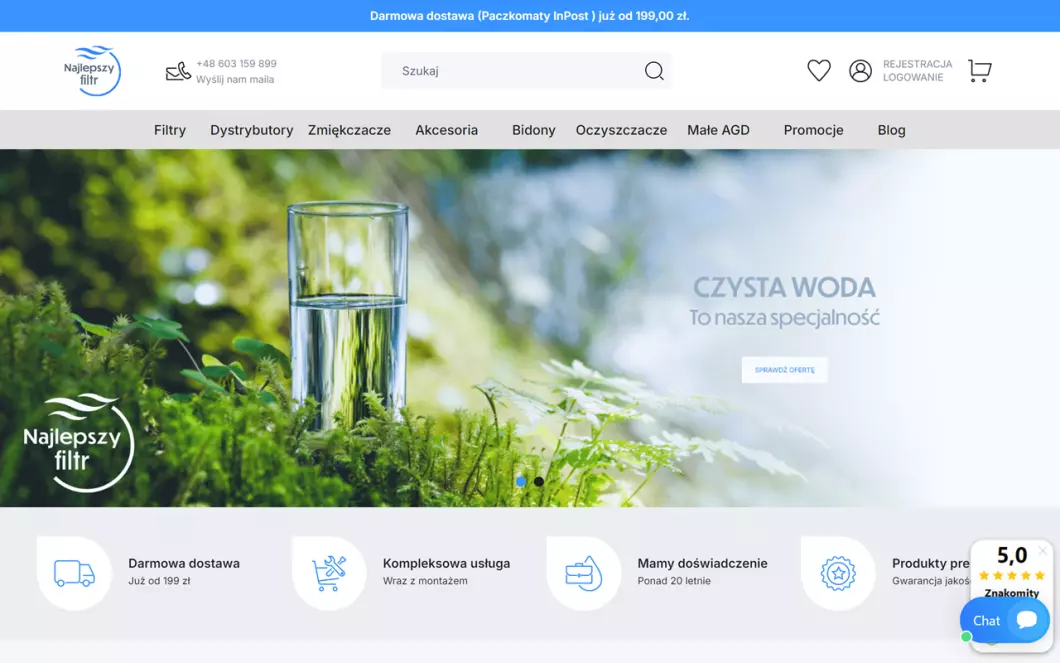 NajlepszyFiltr.pl - podgląd