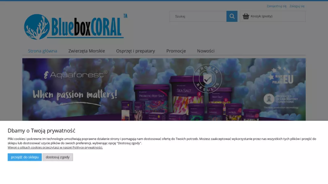 Akwarystyka morska BlueBoxCoral - podgląd